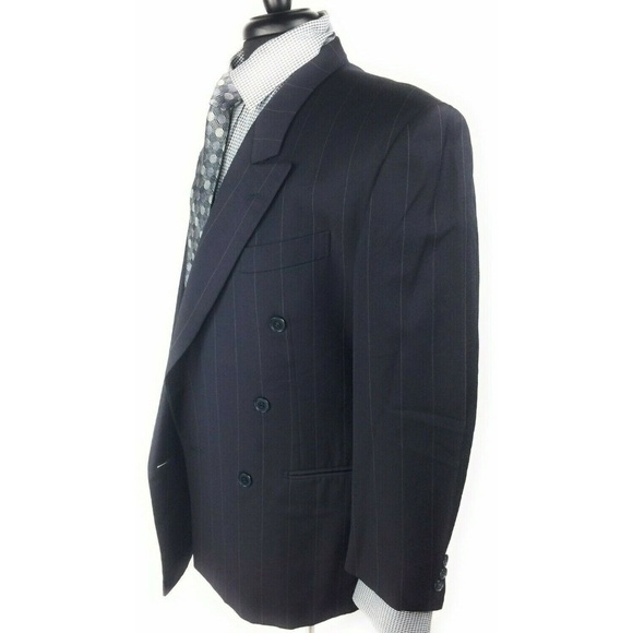Pal Zileri Pinstripe Mens Suit Double Breasted - Picture 5 of 8